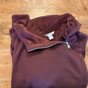 Athleta Burgundy Pull Over - Deep Wine